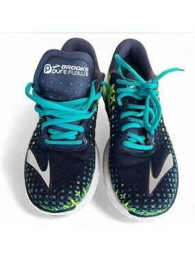 Brooks PureFlow Running Shoes Women’s 6.5 Navy Teal Like New